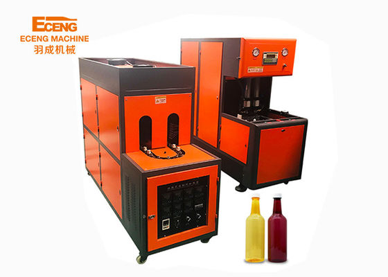 YC-2L-2 2000 Ml PET 플라스틱 병 380V를위한 3 단계 반 자동 불기 기계