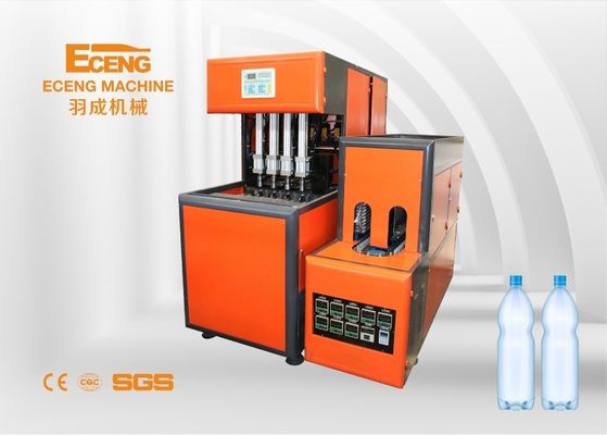 16KW 반 자동 병 부는 기계 4 구멍 플라스틱 용기 제조